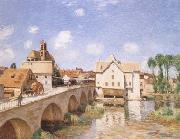 Alfred Sisley The Bridge of Moret (mk09) oil painting picture wholesale
